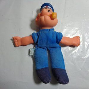 Vintage Popeye the Sailor Rubber and Fabric Doll